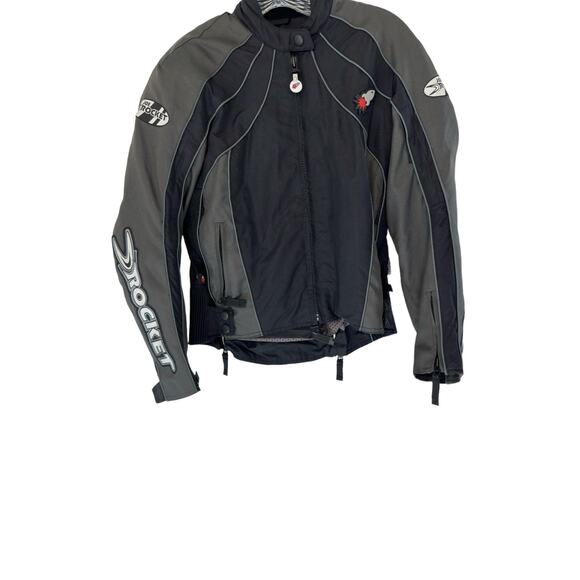 Joe Rocket Motorcycle Jacket Biker Leather Women's Black Padded Mesh Small - Picture 4 of 16